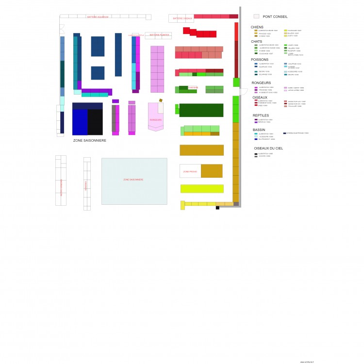 DELBARD ANIMALERIE RATIO. Plan de 0 pièce et 0 m2