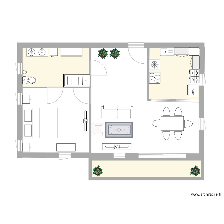  Dappartament 3 FC dcfds. Plan de 0 pièce et 0 m2