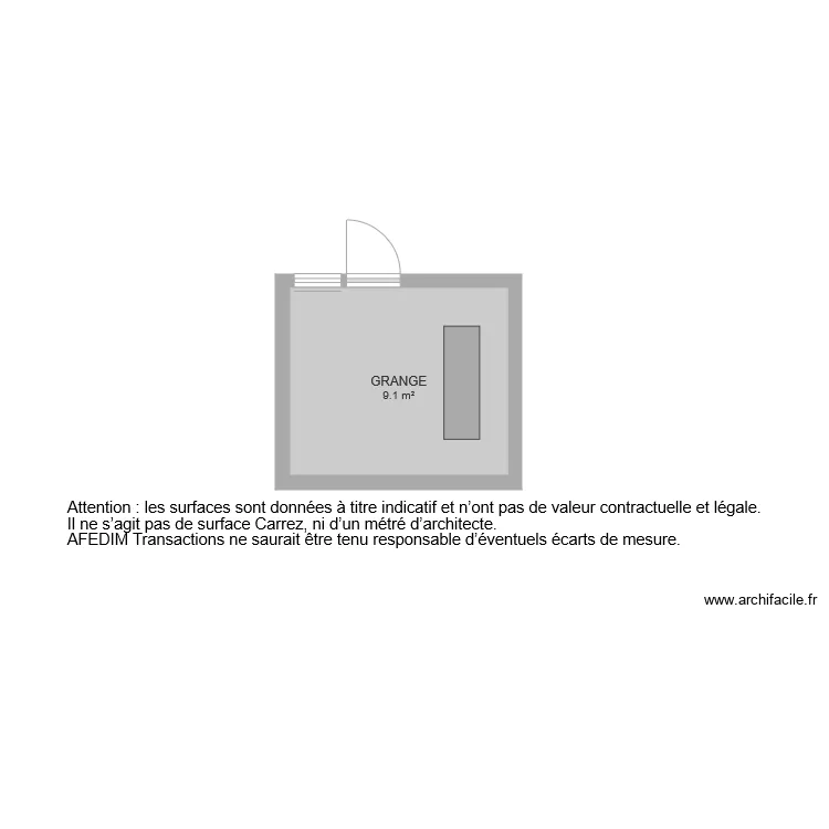 BI 4981 GRANGE. Plan de 