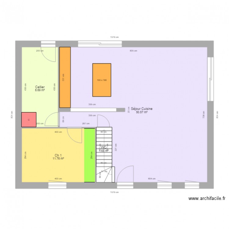 LEMICHE. Plan de 0 pièce et 0 m2