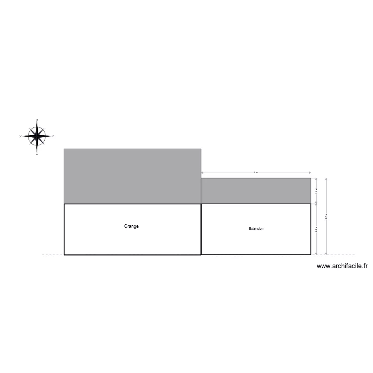 ExtCoupeOuest. Plan de 