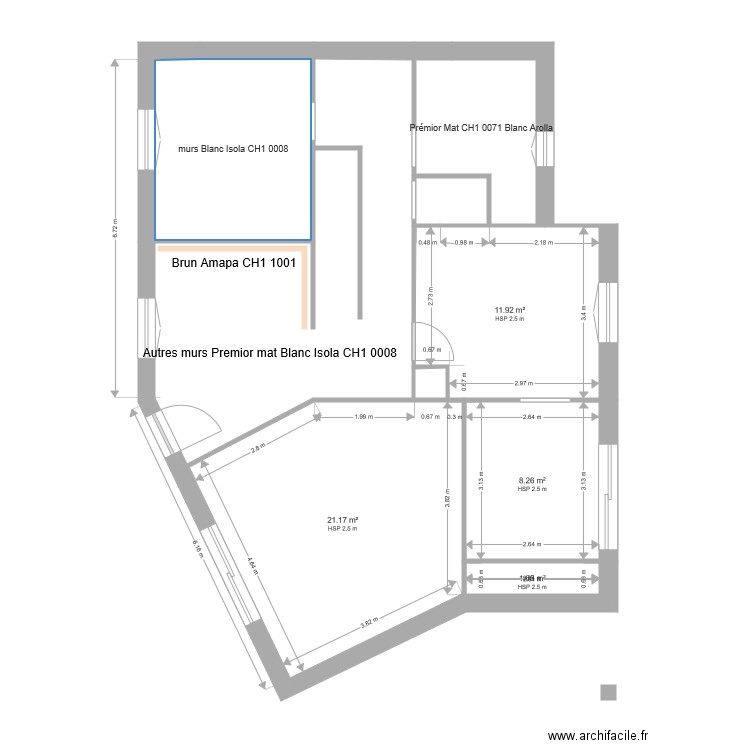 haut évolution. Plan de 0 pièce et 0 m2