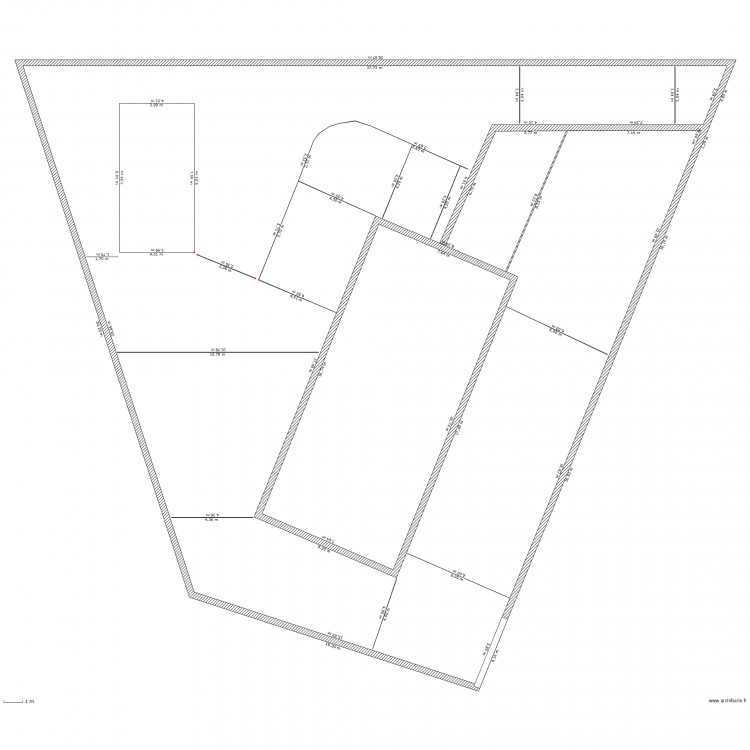 3 cadalenavec piscine. Plan de 0 pièce et 0 m2