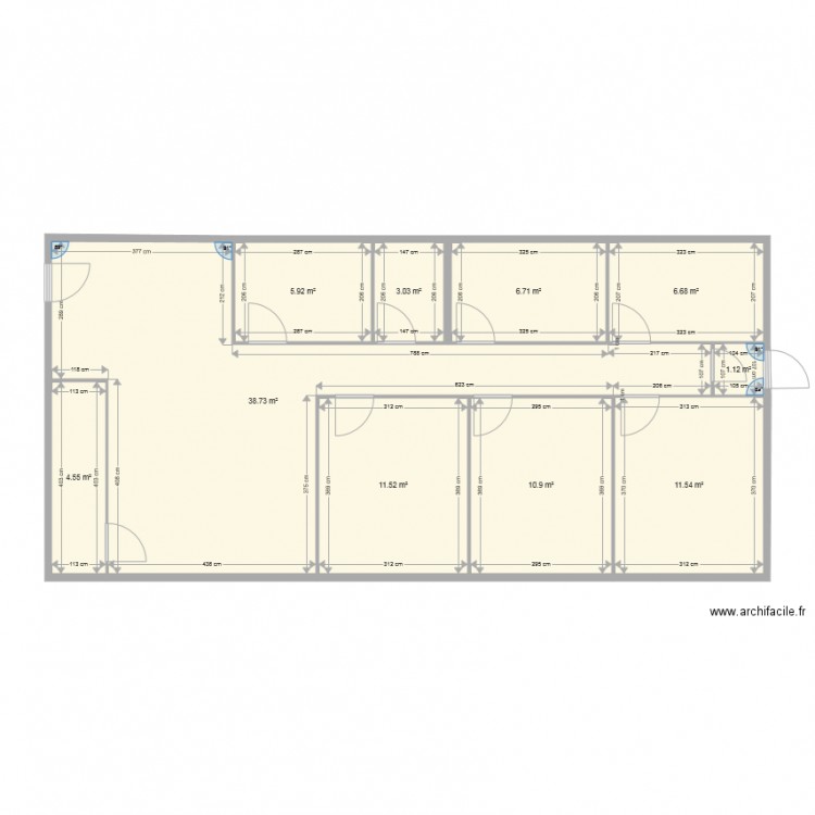 81 PONTPIERRE 2eme a corriiger. Plan de 0 pièce et 0 m2