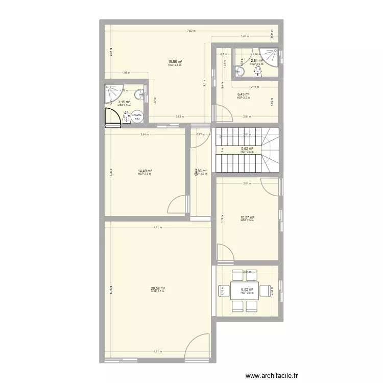 Maison Bingerville 011. Plan de 10 et 103 m² Maison Bingerville 011. Plan de 10 et 103 m²