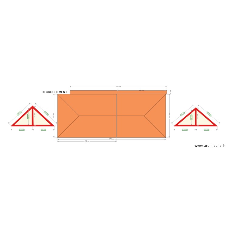 PROFIL EXTENSION. Plan de 0 pièce et 0 m2