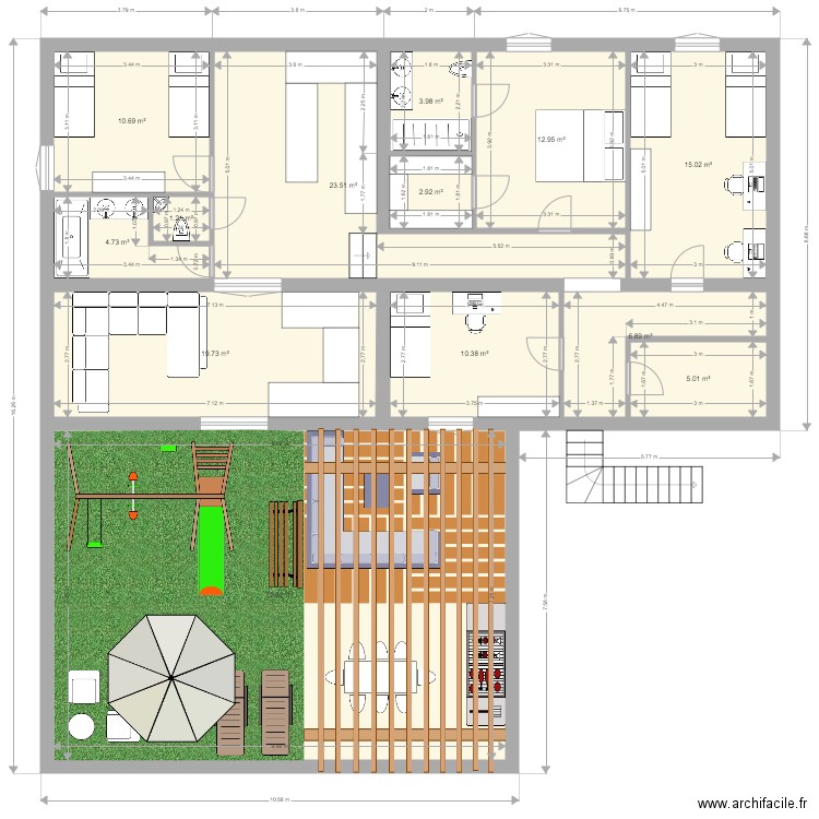CASA 2 PAPEL. Plan de 0 pièce et 0 m2