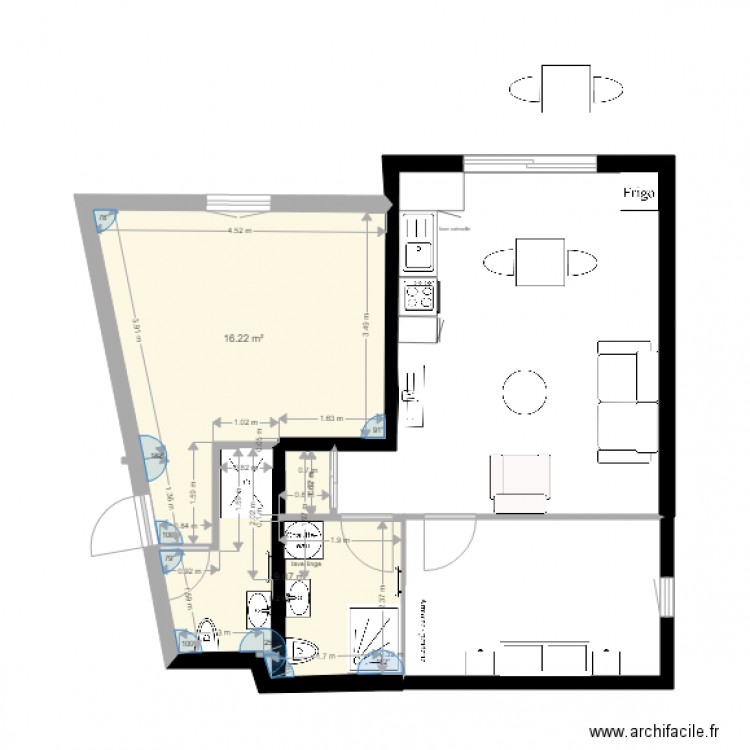 sous sol petit appartement et dependance 4. Plan de 0 pièce et 0 m2