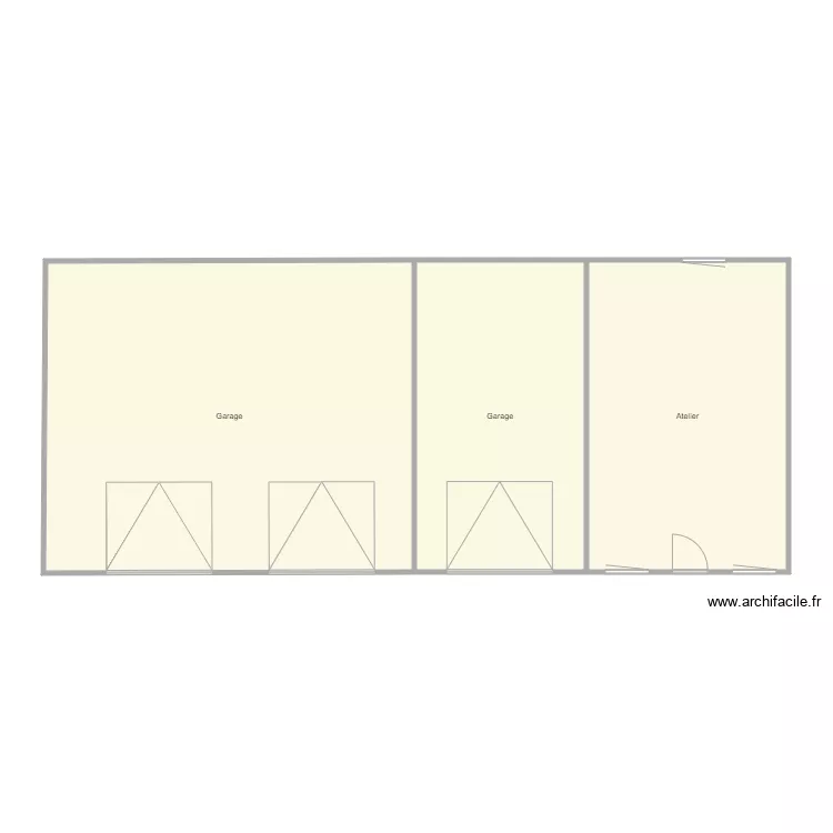 Croquis DENNLER D&eacute;pendance. Plan de 