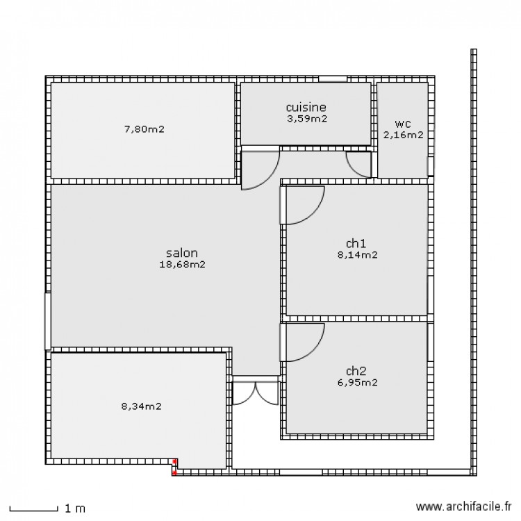 plan bepanda. Plan de 0 pièce et 0 m2
