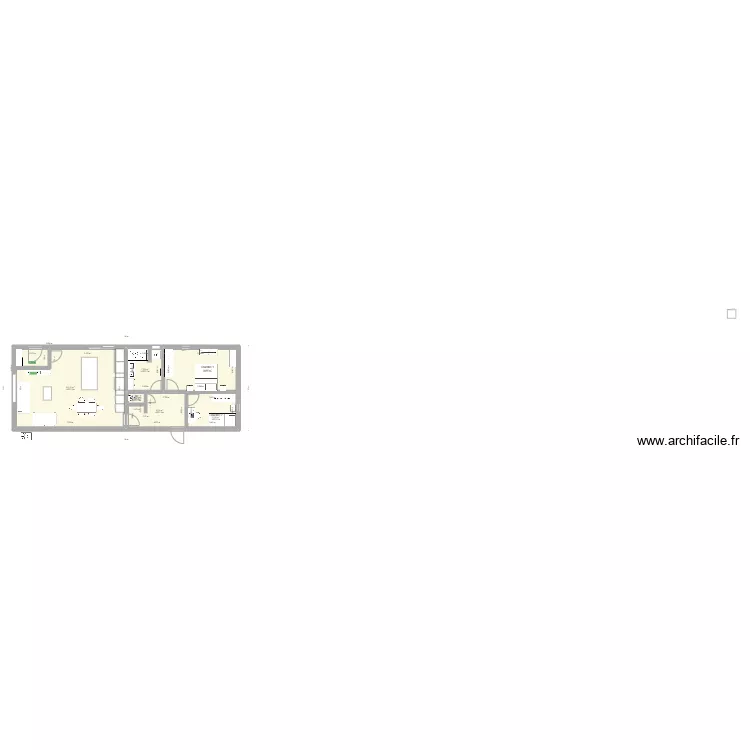 Appartement 3. Plan de 