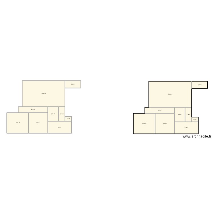 appart maison alfort. Plan de 18 pièces et 127 m2