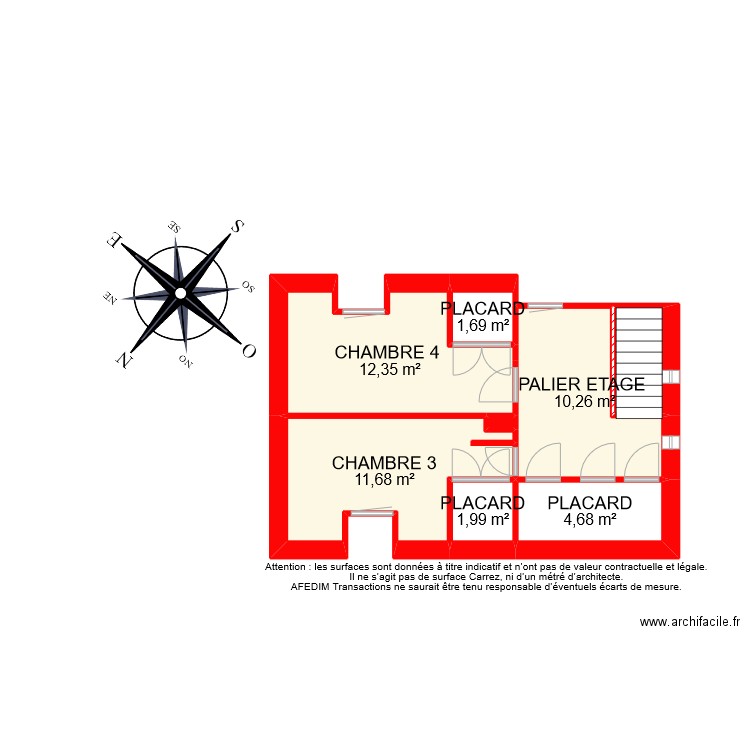 BI 8963 RDC. Plan de 28 pièces et 219 m2