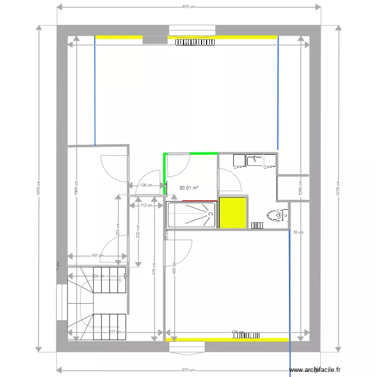 Hippolyte PINAUD 2 i&egrave;me travaux 2 05 08 2020. Plan de 