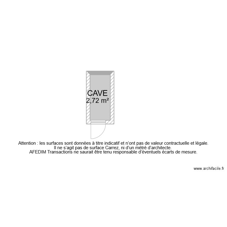 BI 9691 CAVE. Plan de 0 pièce et 0 m2