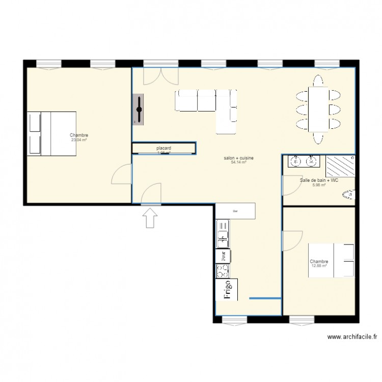 Plan. Plan de 0 pièce et 0 m2