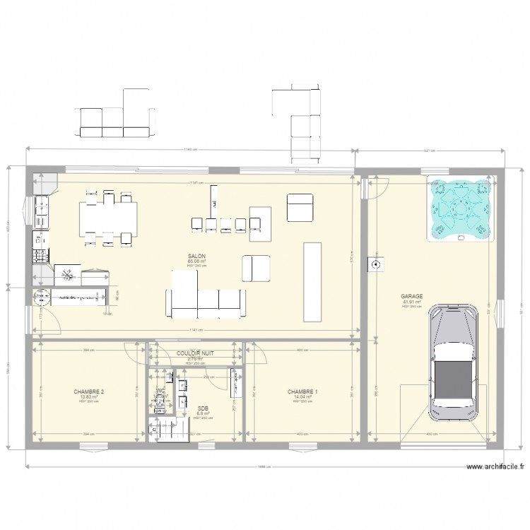 MA MAISON 2. Plan de 0 pièce et 0 m2