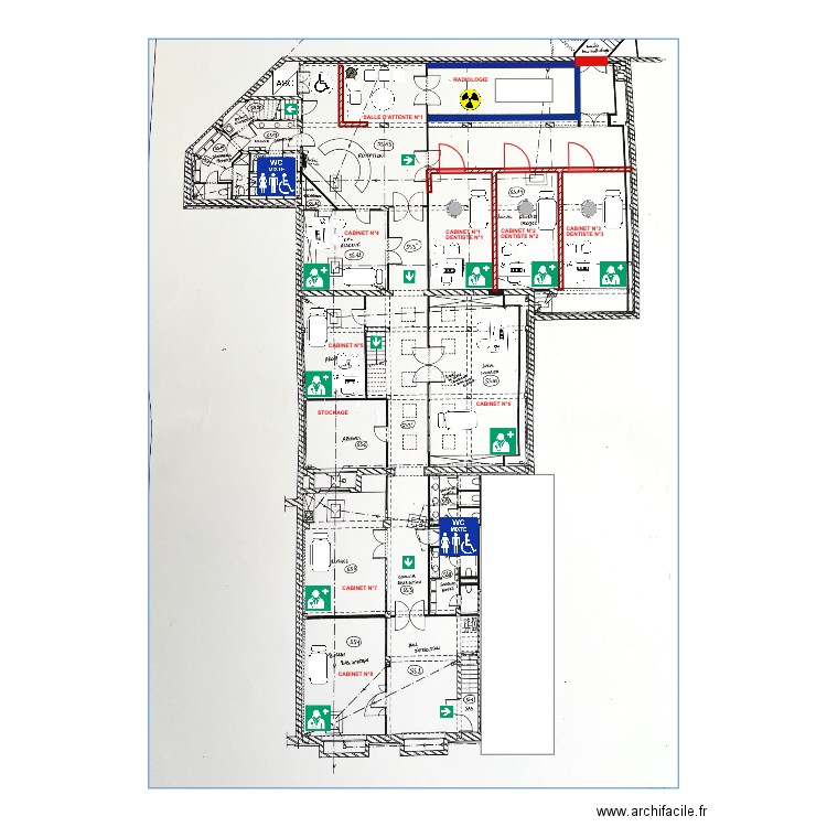 MEDICLINIC AVERROES OK SOUS-SOL. Plan de 0 pièce et 0 m2