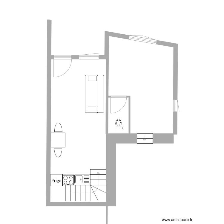 Rdc Ruine V2. Plan de 