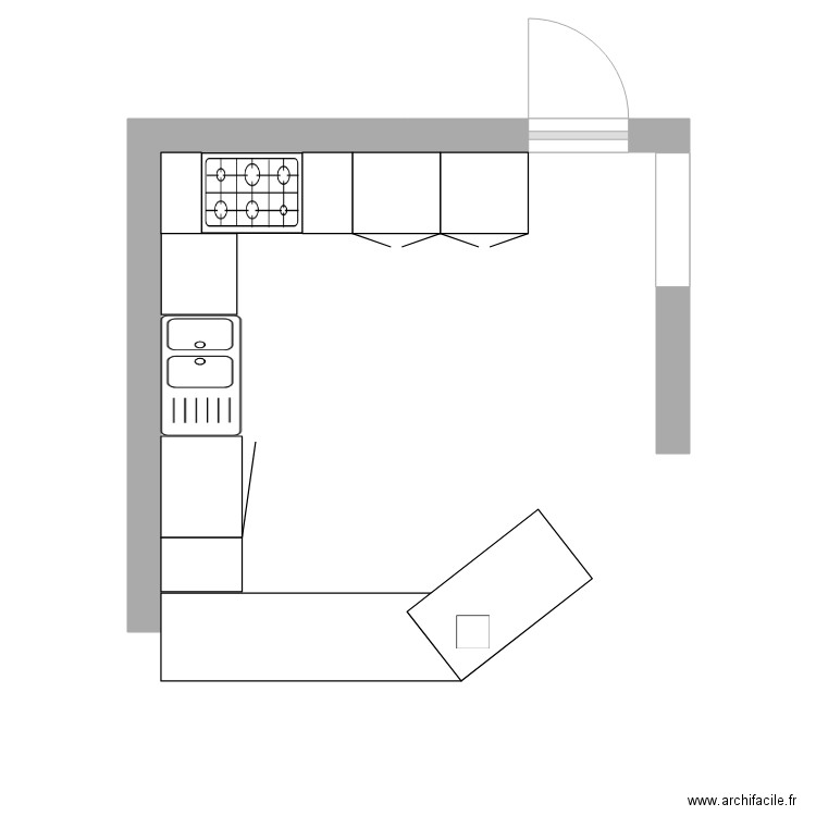 plan cuisine nerac 2. Plan de 0 pièce et 0 m2