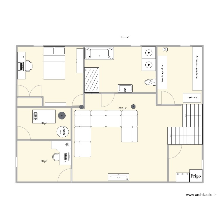 sous-sol 1.3. Plan de 0 pièce et 0 m2