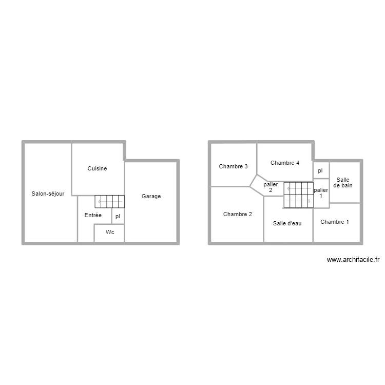QUIMPER CORNOU. Plan de 