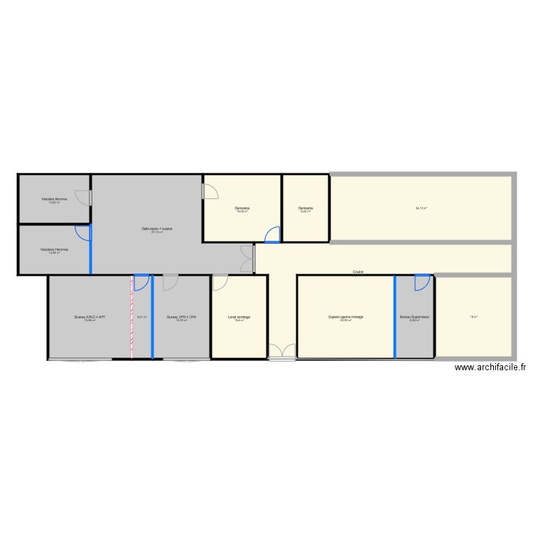 STS Pantin. Plan de 0 pièce et 0 m2