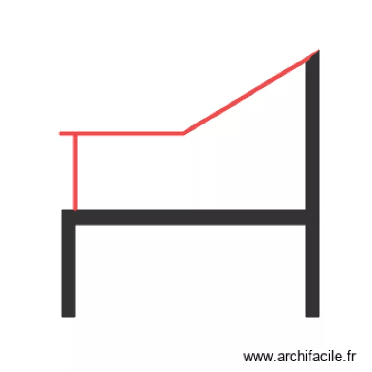 comble inter Mairie. Plan de 