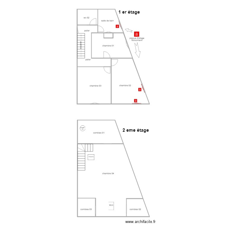 vaurillon étage am. Plan de 0 pièce et 0 m2