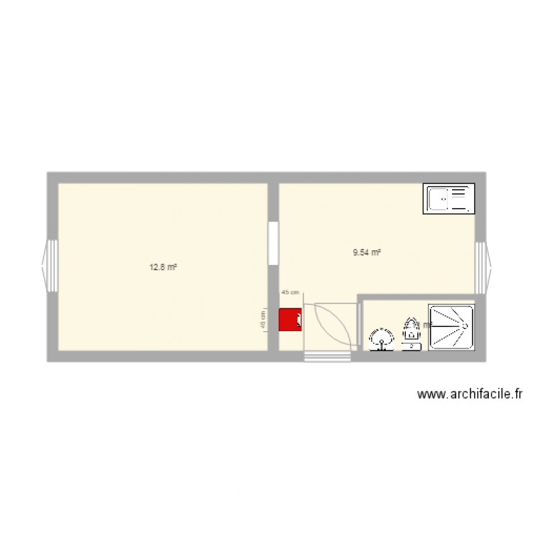 Appartement D5. Plan de 0 pièce et 0 m2