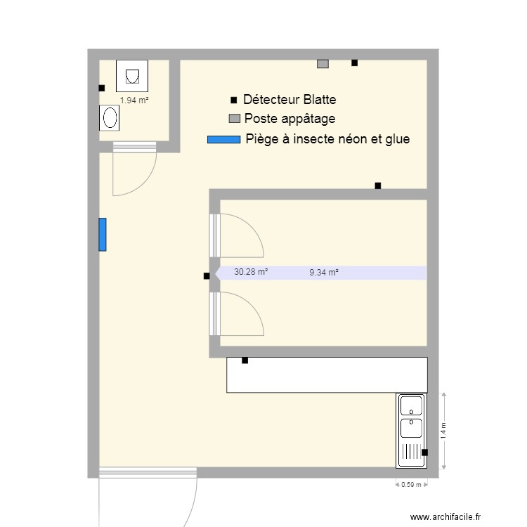 PESCATORI. Plan de 0 pièce et 0 m2