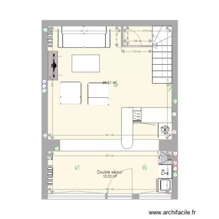 Arnaud Projet cuisine. Plan de 