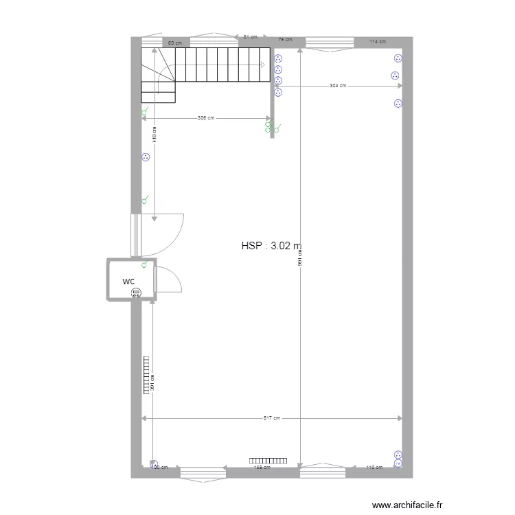 argenson &eacute;tat des lieux. Plan de 