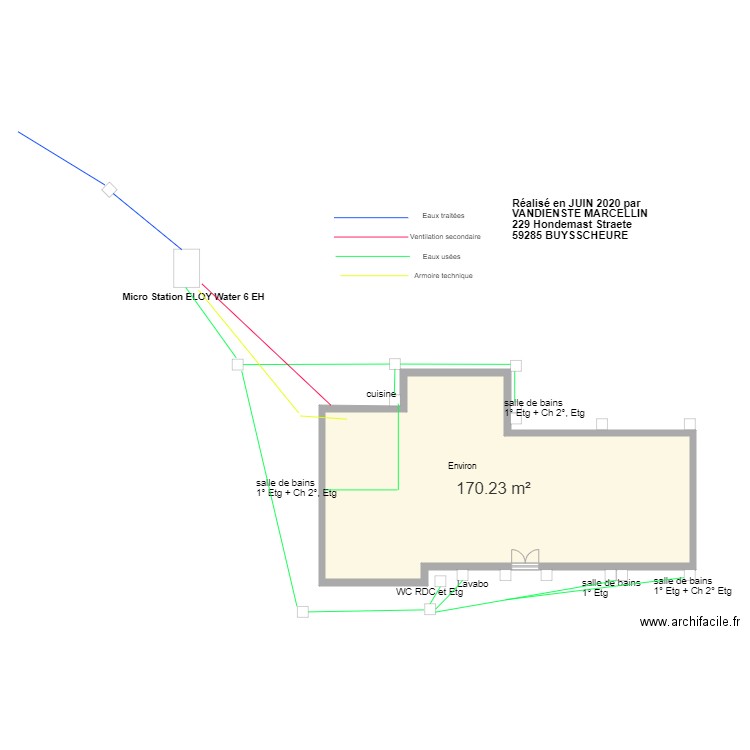 LE TOM ASSAINISSEMENT. Plan de 0 pièce et 0 m2