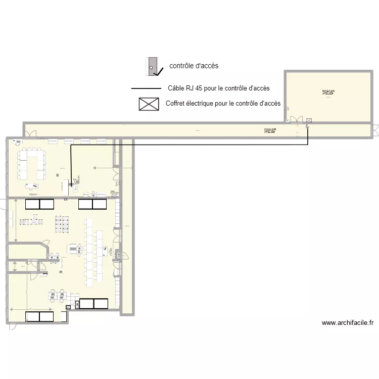 Killian Th&eacute;o voyant magasin2021. Plan de 