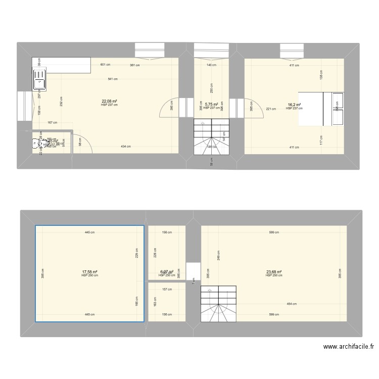 MORECEAUX. Plan de 0 pièce et 0 m2