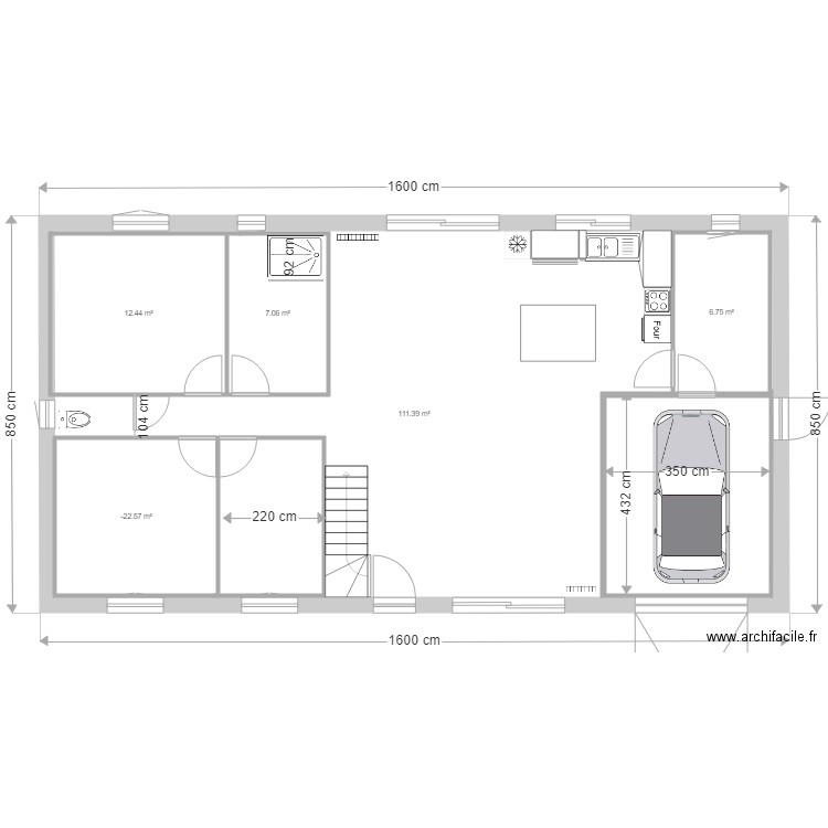 plan 1bis. Plan de 0 pièce et 0 m2