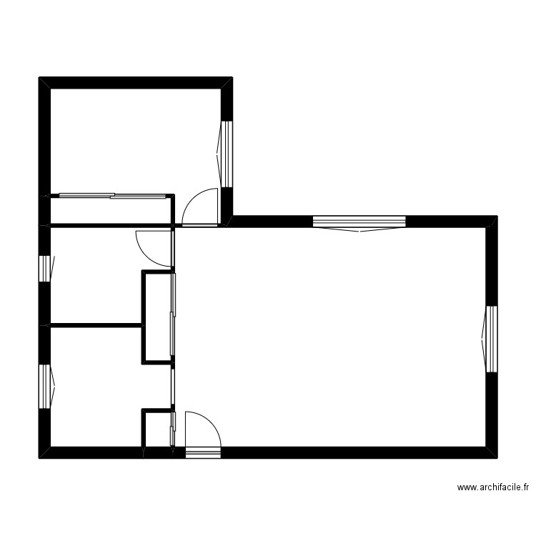 603 KREMER. Plan de 7 pièces et 60 m2