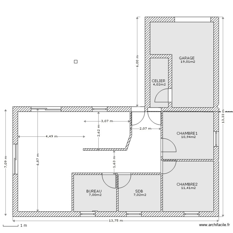 Plan. Plan de 0 pièce et 0 m2