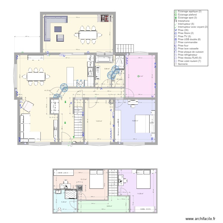 louis pasteur aménagement. Plan de 0 pièce et 0 m2