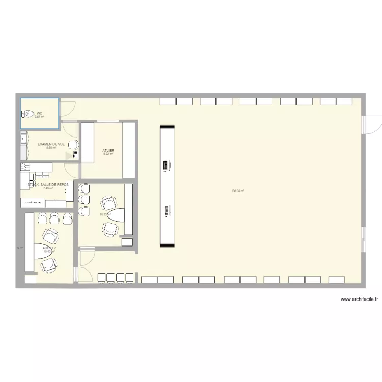 Local3. Plan de 
