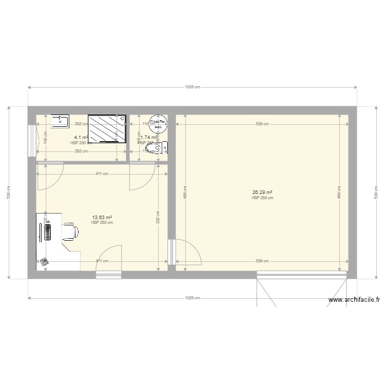 garage Warvillers. Plan de 0 pièce et 0 m2