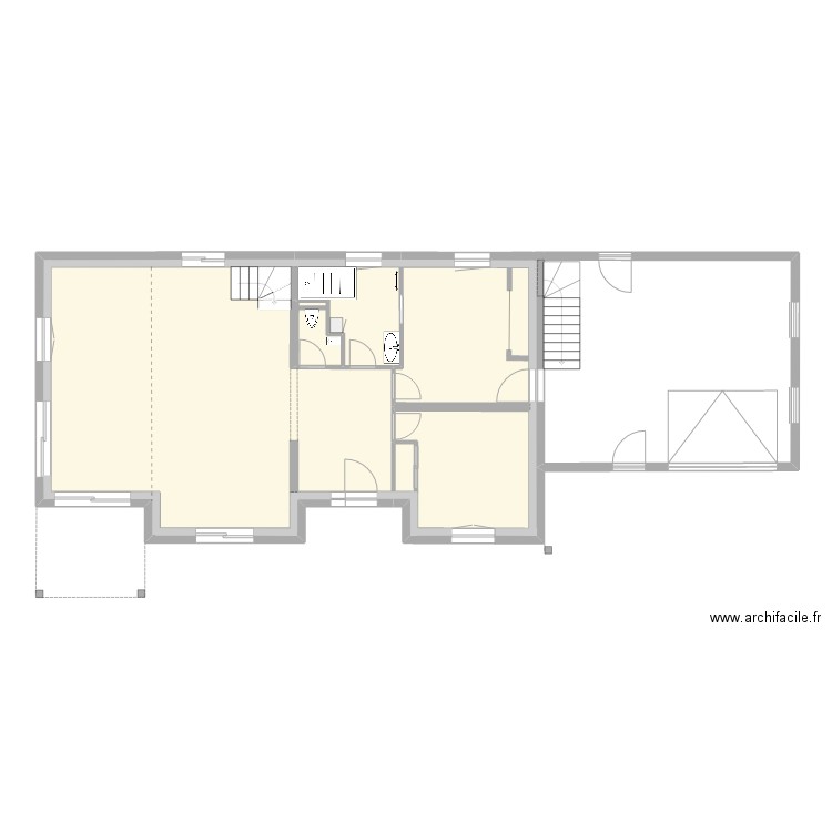 Rez de Chaussée - Electricité. Plan de 0 pièce et 0 m2