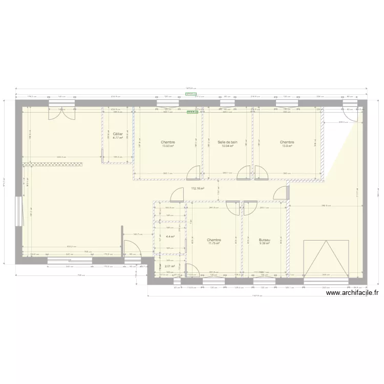 plan maison m&eacute;nili&egrave;re 2. Plan de 