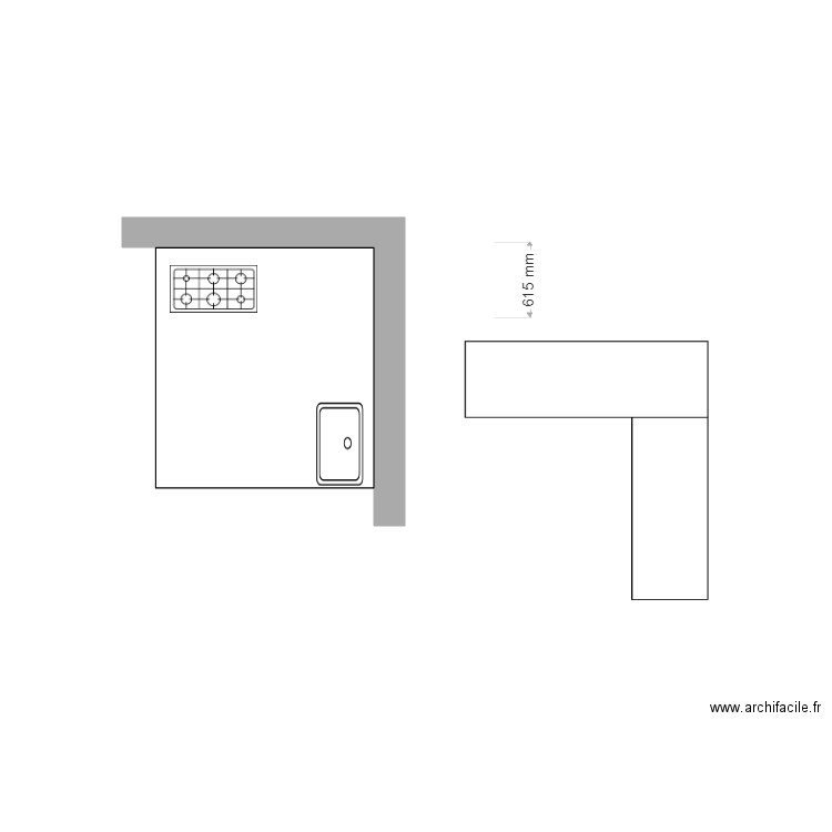 Cuisine ETE. Plan de 0 pièce et 0 m2