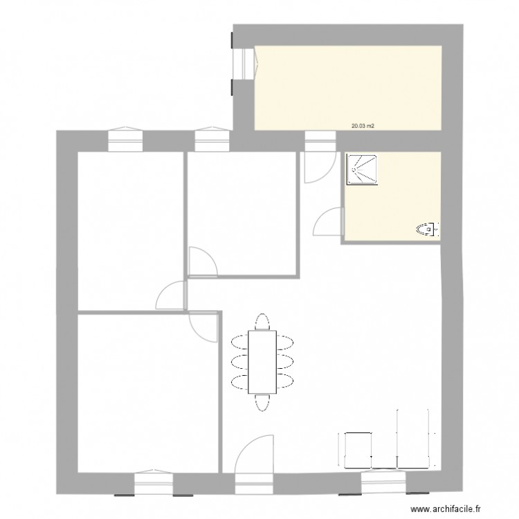 grenier 2. Plan de 0 pièce et 0 m2