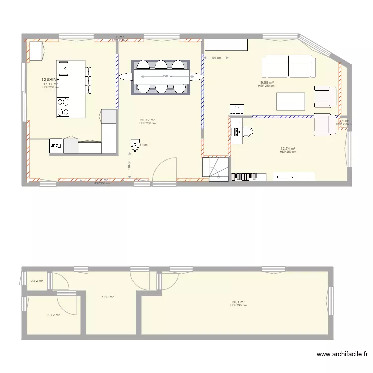 PLAN MAISON BALBRONN PROJETE 1. Plan de 