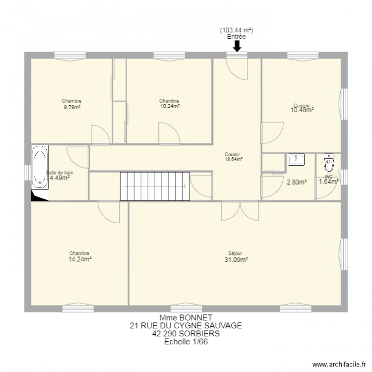 Plan. Plan de 0 pièce et 0 m2