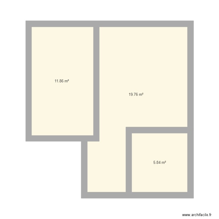 futur appartement. Plan de 0 pièce et 0 m2