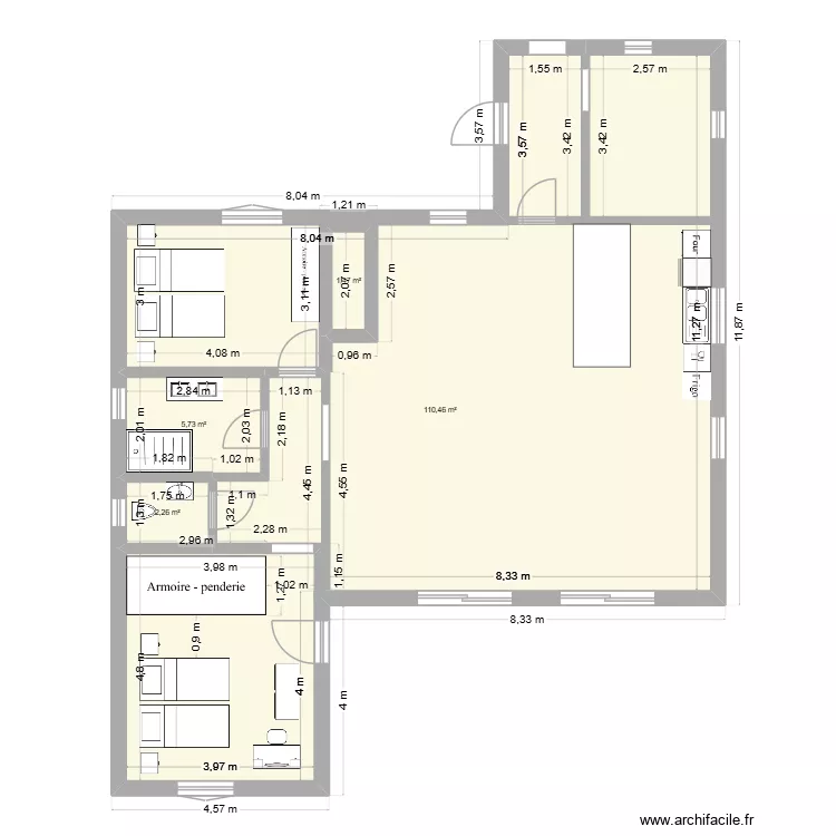 NOUVEAU. Plan de 4 et 120 m² NOUVEAU. Plan de 4 et 120 m²